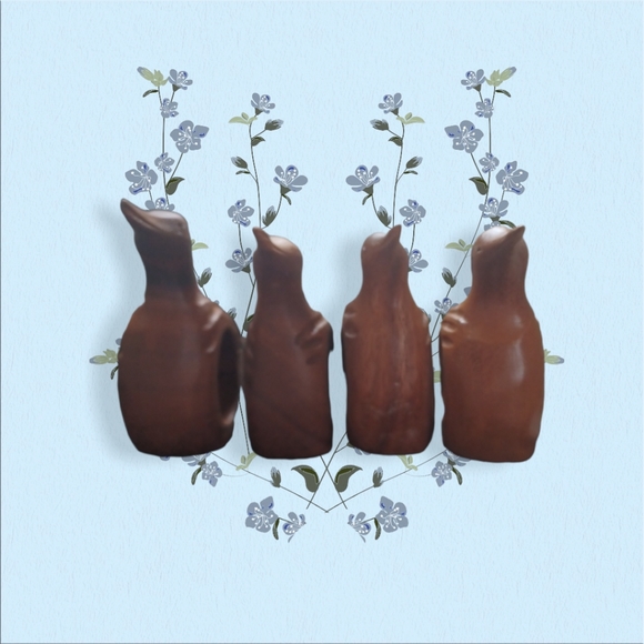 4 wooden napkin rings - Picture 4 of 6